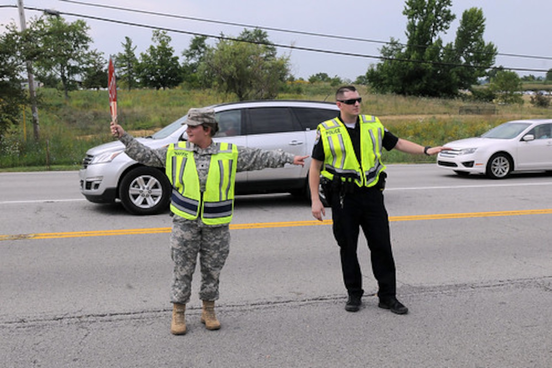 More than 40 Guardsmen assisted Louisville Metro Police Department with security details at the club for the PGA Championship.