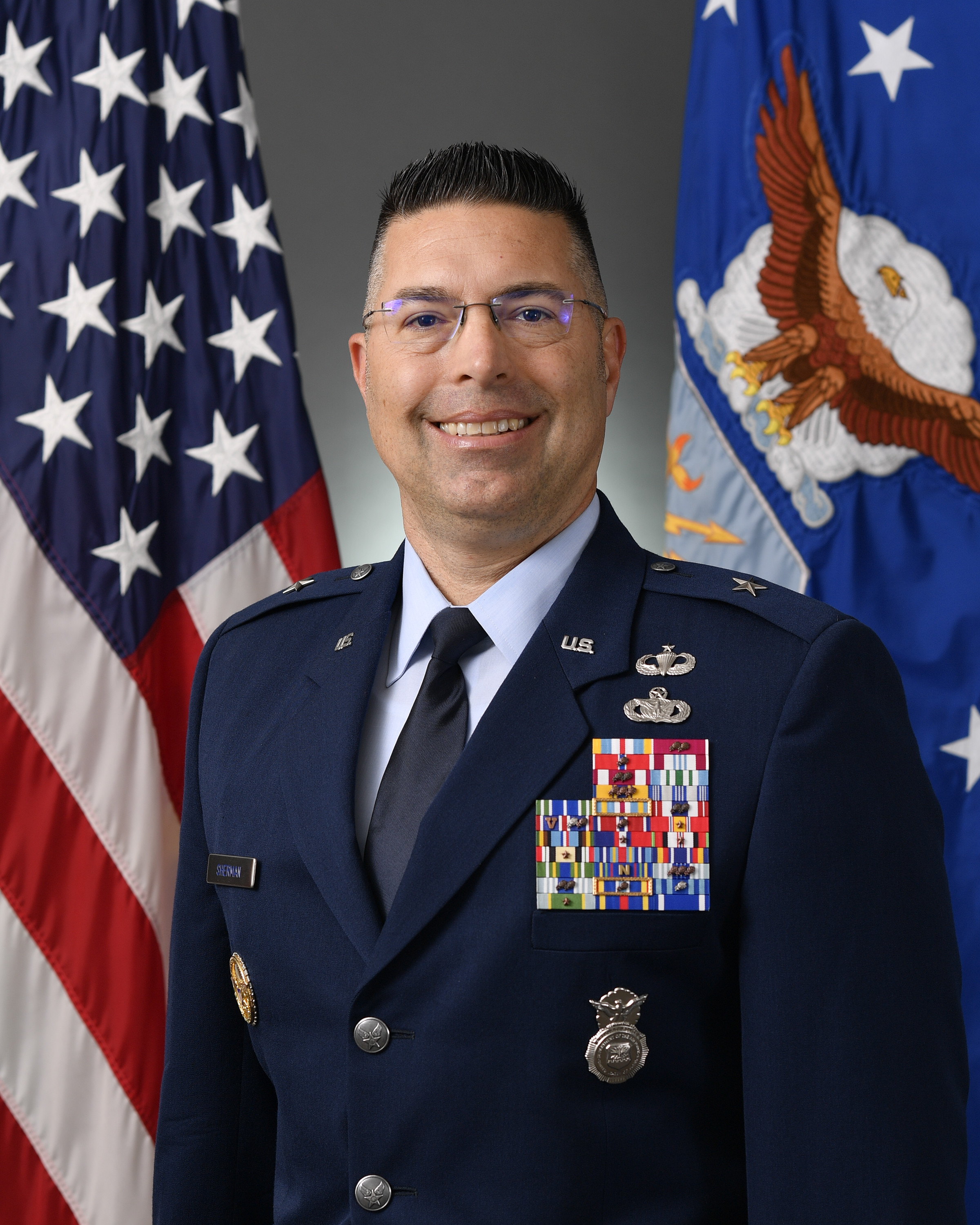 THOMAS P. SHERMAN > Air Force > Biography Display