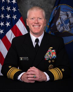 Vice Adm. John F. G. Wade is a native of Port Washington, New York. He is a 1990 graduate of the U.S. Naval Academy with a bachelor’s degree in Economics. He also holds a master’s degree in Information Systems Technology from the U.S. Naval Postgraduate School in Monterey, California, and a master’s degree in National Security Strategy from the National War College in Washington, District of Columbia.
