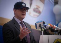 U.S. Sixth Fleet Commander visits Nigeria, celebrates opening ceremony of exercise Obangame Express 23.