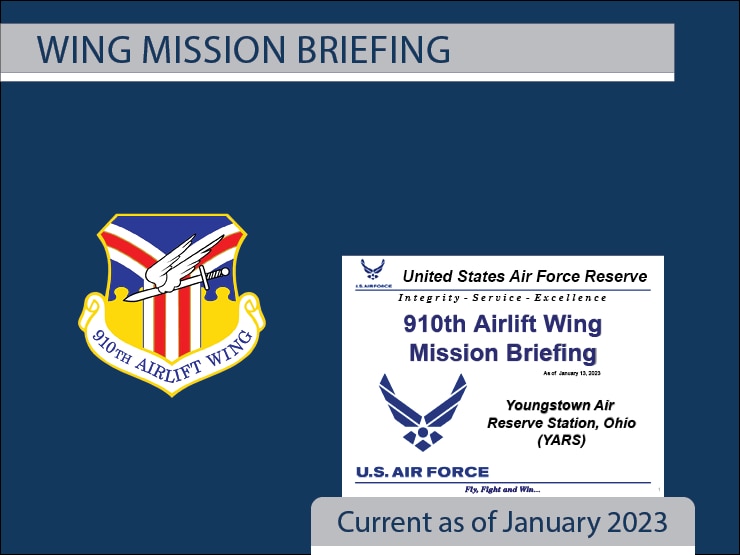 910th Airlift Wing mission briefing