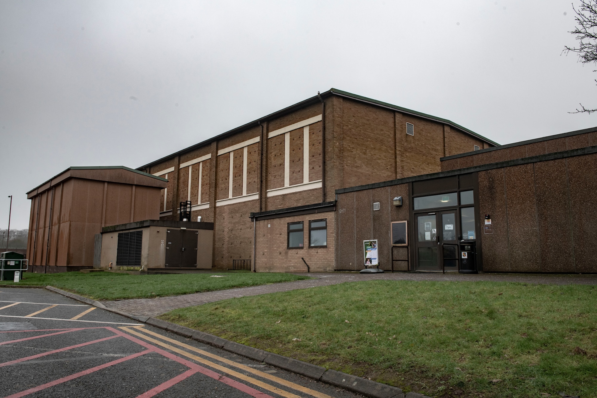 The 422d Air Base Squadron’s gym sits on RAF Croughton