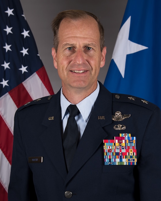 This is the official portrait of Maj. Gen. Corey J. Martin.