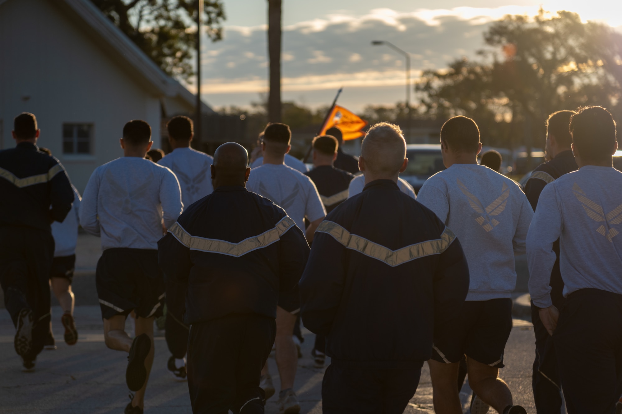 The run was dedicated in honor of Maj. Raymond Estelle II, who was one of nine people killed in action on April 27, 2011. Estelle was killed by an Afghan Air Corps pilot while serving on deployment with the 828th Air Expeditionary Advisory Group as the communications advisor for the Afghan force. (U.S. Air Force photo by Airman 1st Class Zachary Foster)