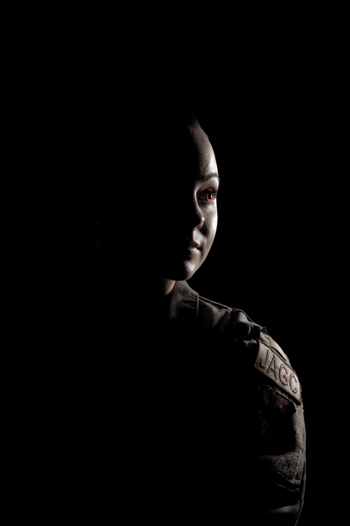 U.S. Air Force Senior Airman Jessica Ramsay, 5th Bomb Wing Legal Office civil law paralegal, poses for a portrait at Minot Air Force Base, North Dakota, Jan. 24, 2023. She was one of two Airmen selected by Gen. Anthony J. Cotton, the previous commander of Air Force Global Strike Command, for a spot in the Senior Leader Enlisted Commissioning Program.(U.S. Air Force photo by Airman 1st Class Alexander Nottingham)