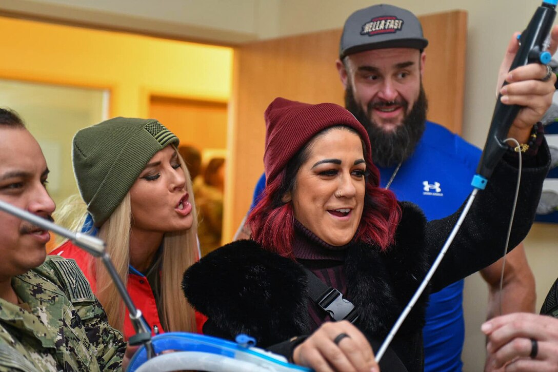 WWE Superstars take time for service members, kids at JBSA-Fort Sam Houston