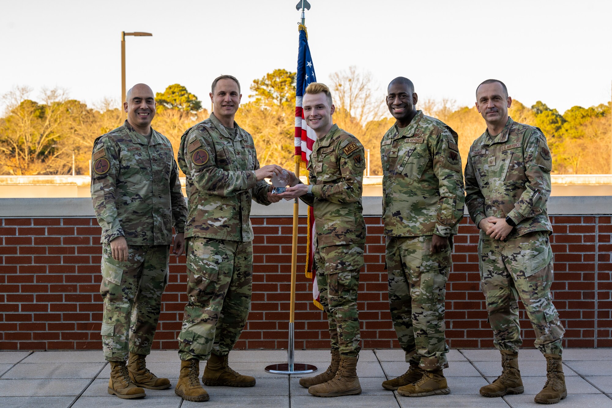 Franey was awarded the Air Force Medical Service Award for Air Combat Command’s 2022 Public Health Airman of the Year.