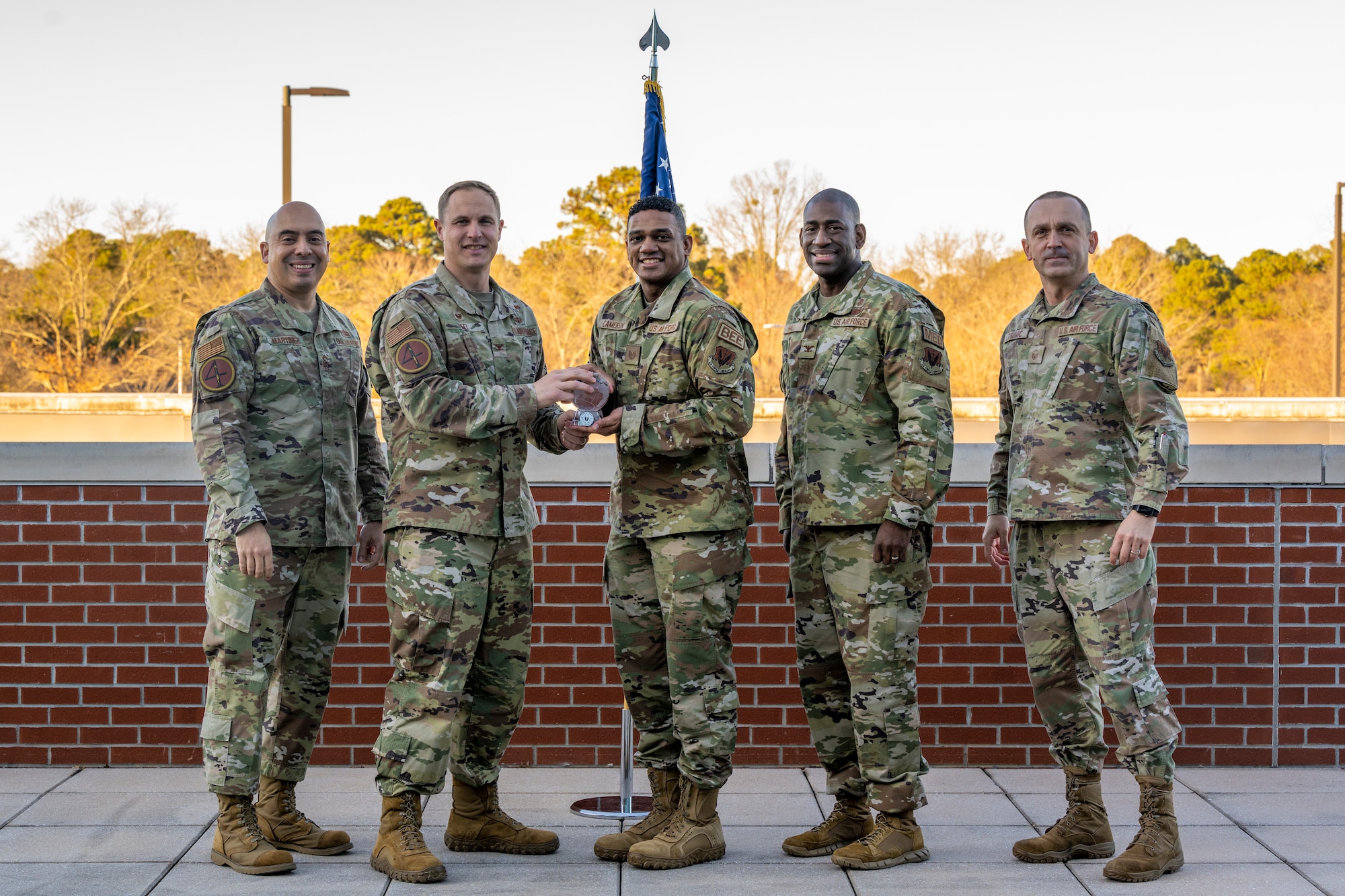 Cameron was awarded the Air Force Medical Service Award for Air Combat Command’s 2022 Bioenvironmental Engineering Non-Commissioned Officer of the Year.
