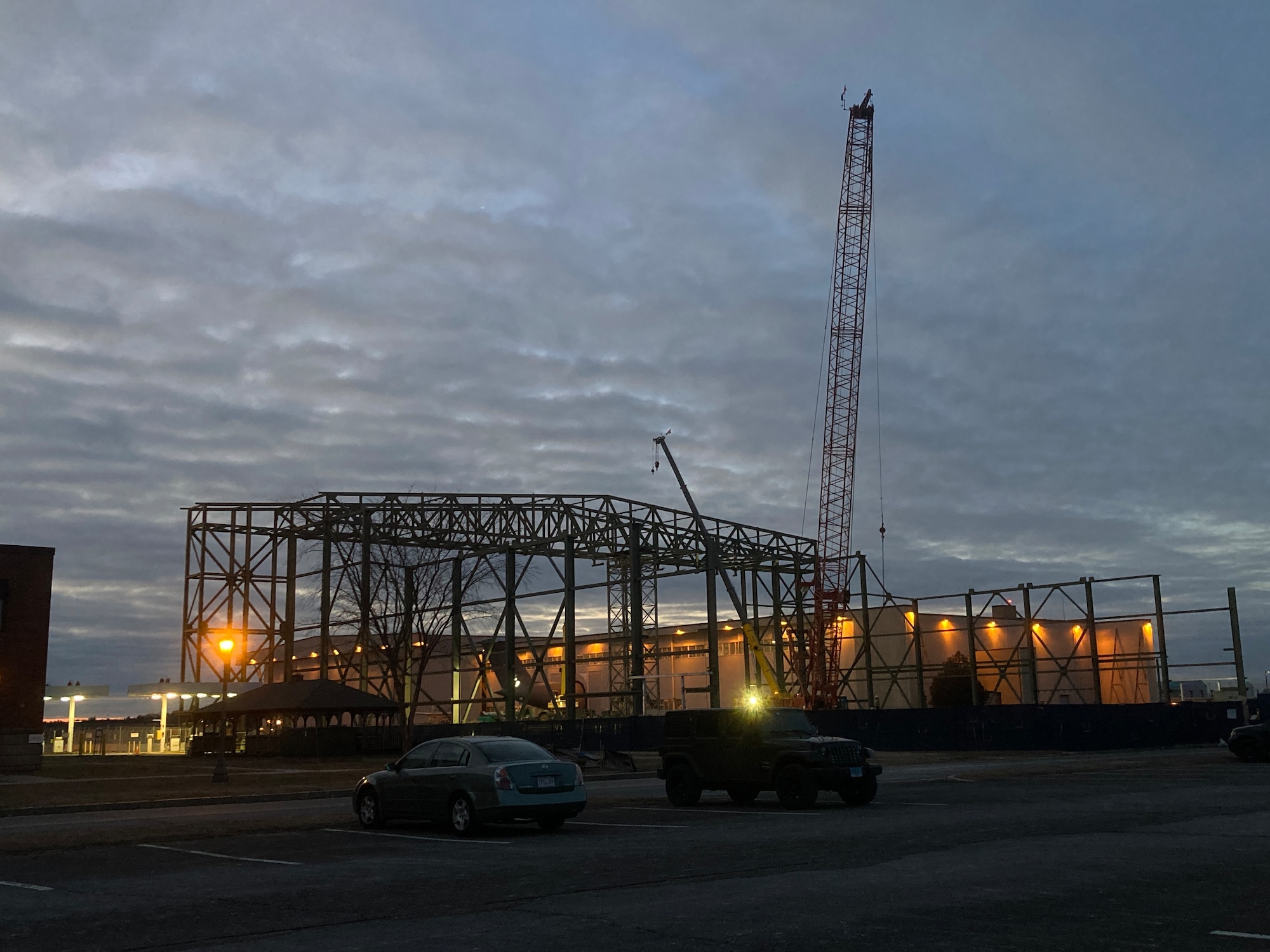 New super hangar rises from the sands of the Pioneer Valley