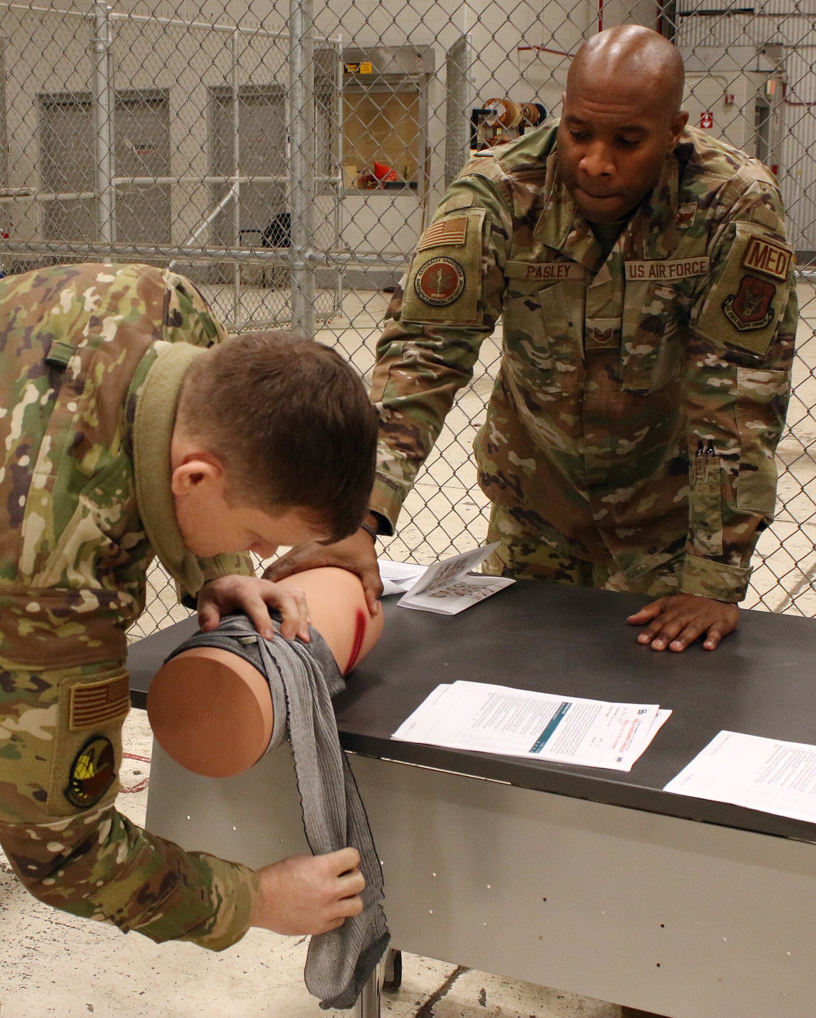 445th Airmen attend new Tactical Combat Casualty Care course