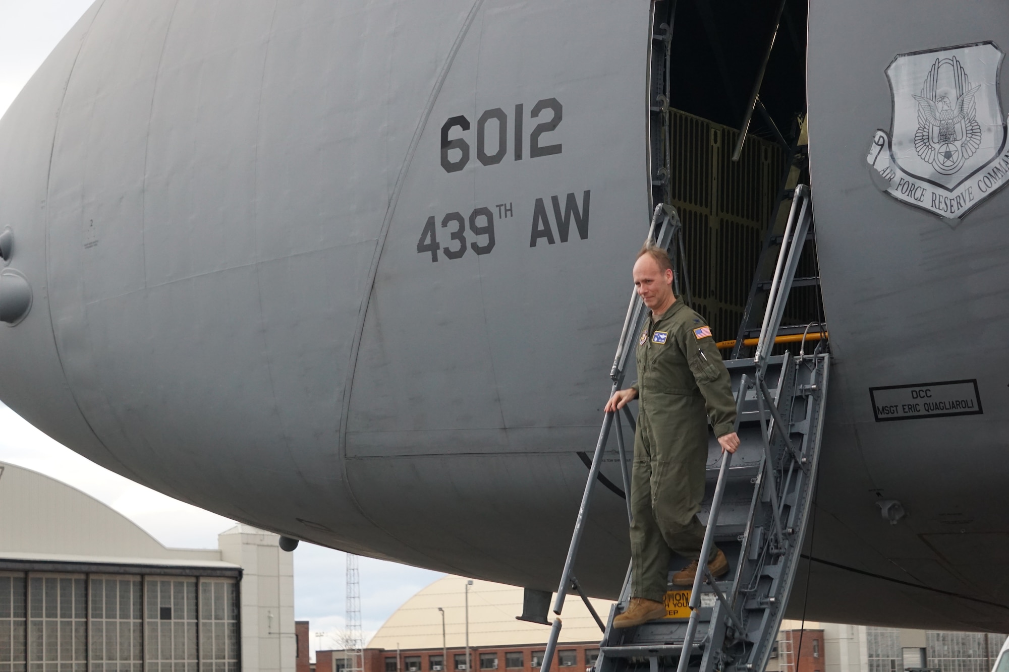 Col. Janik makes a final splash at Westover