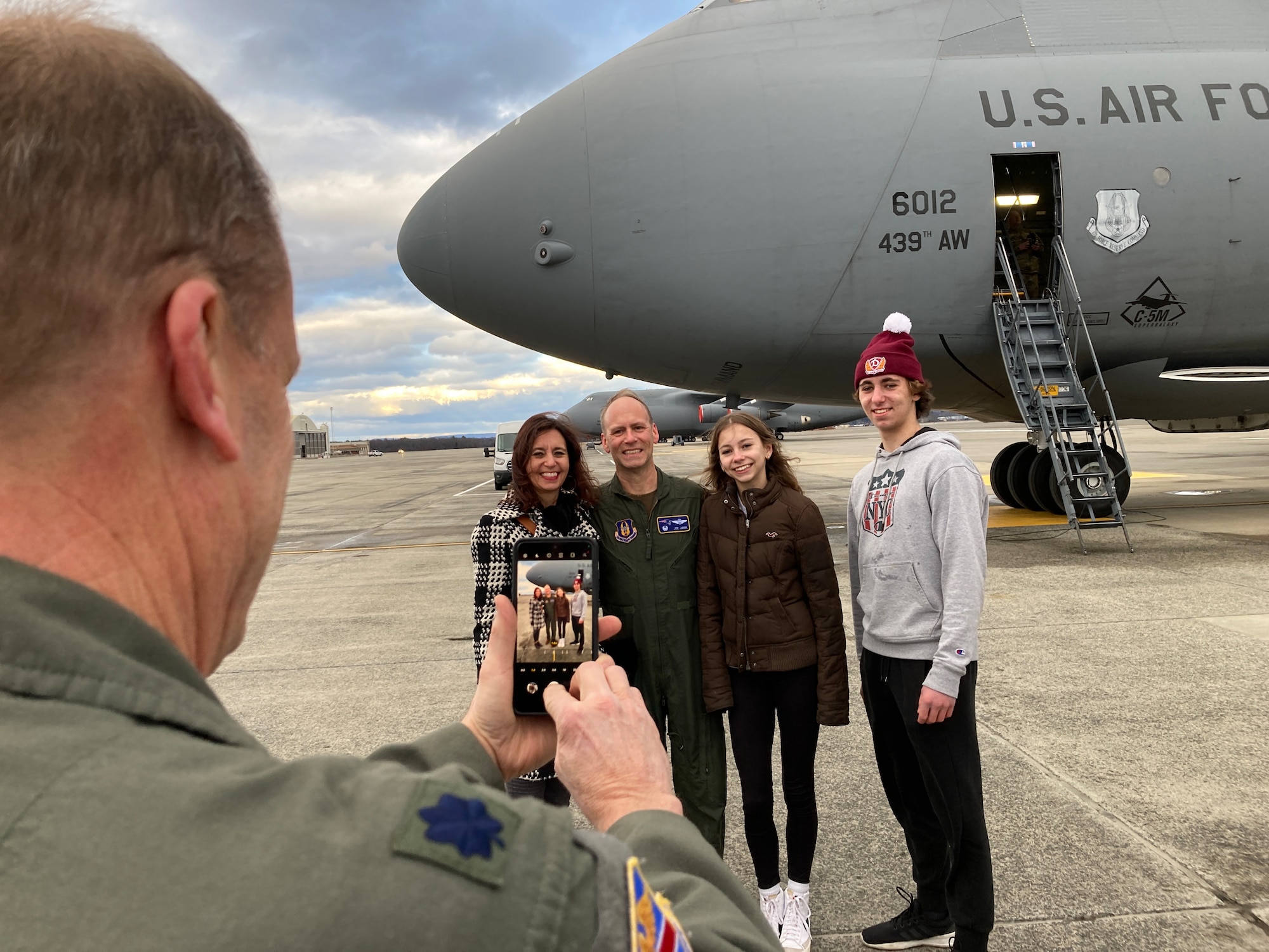 Col. Janik makes a final splash at Westover