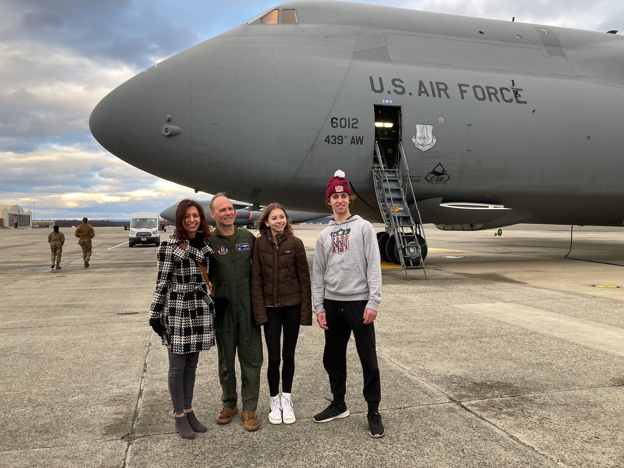 Col. Janik makes a final splash at Westover