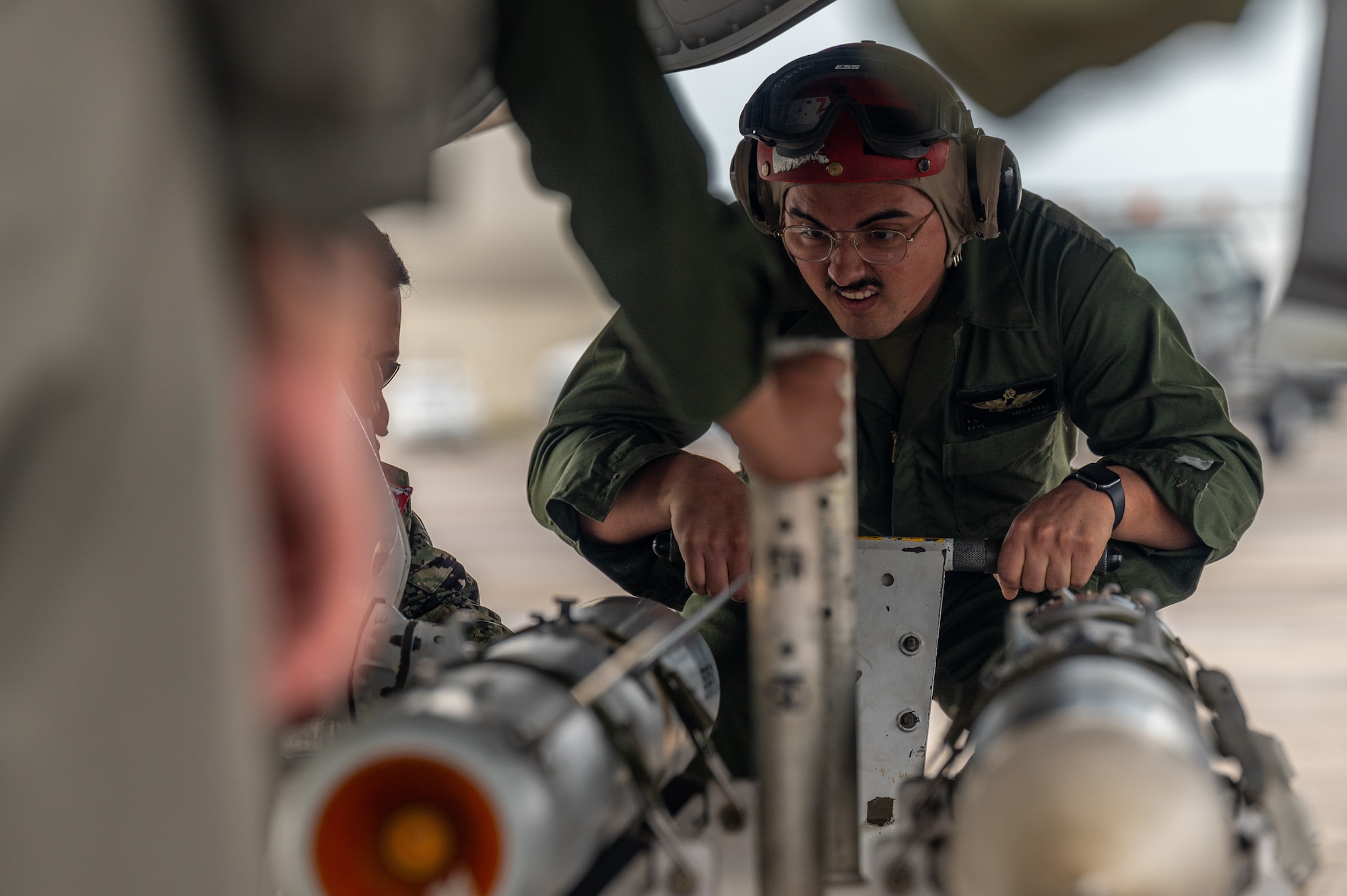 Marines on the flight line