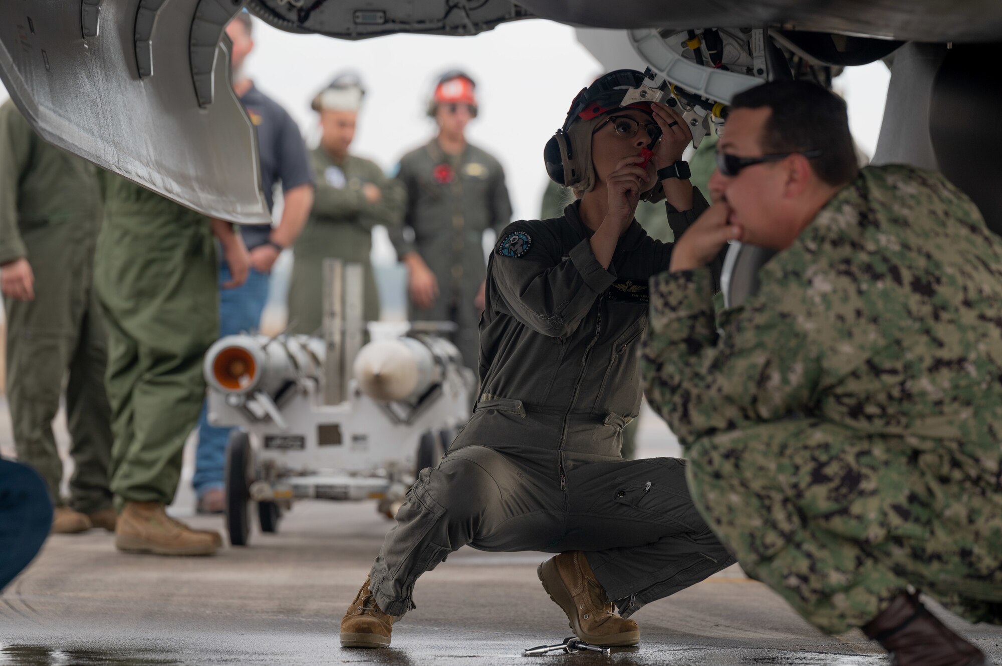 Marines on the flight line