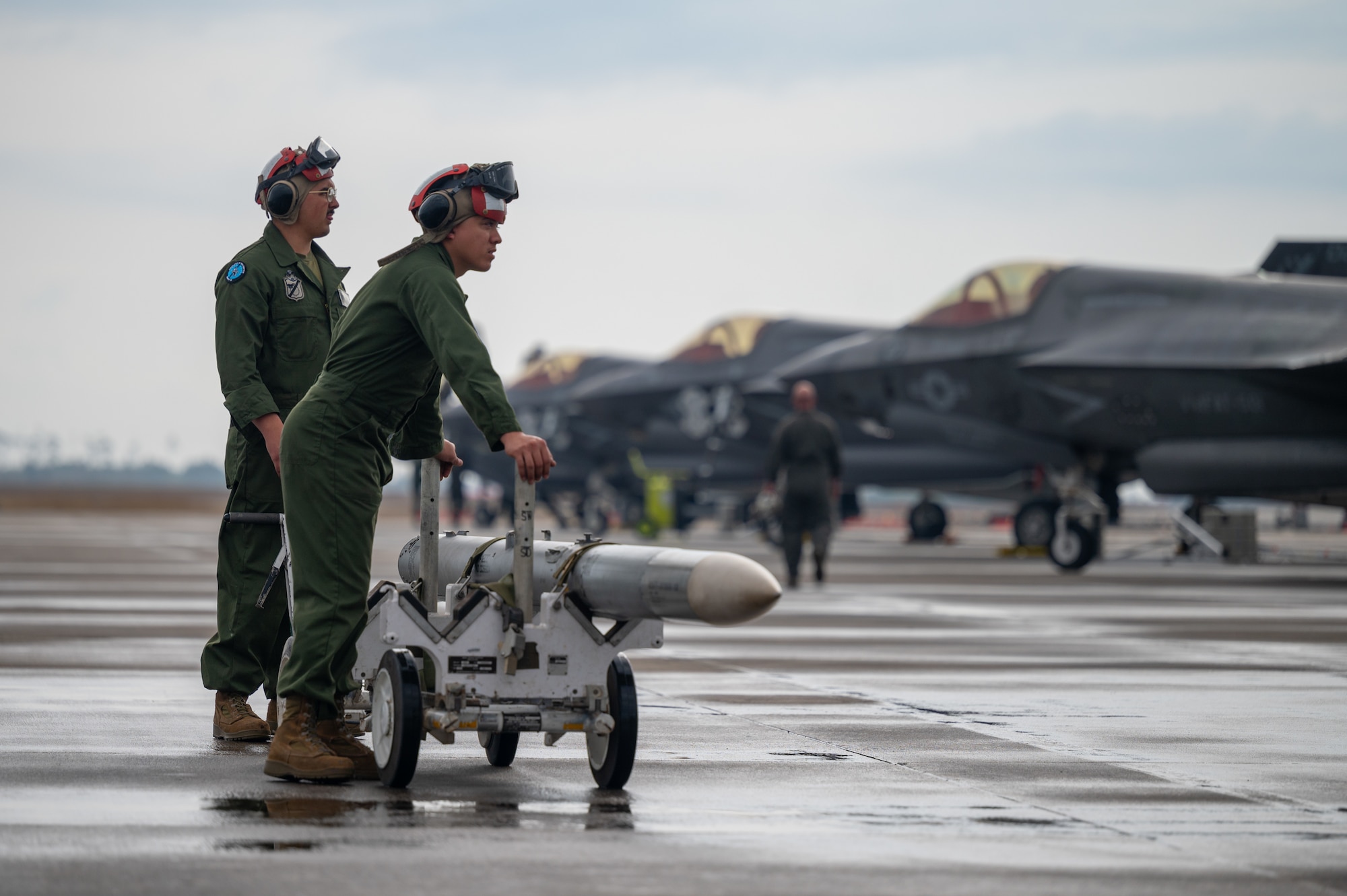 Marines on the flight line