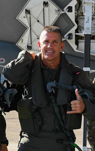 Brig. Gen. Michael T. Rawls is the first general officer to be certified as a fifth-generation aggressor pilot.