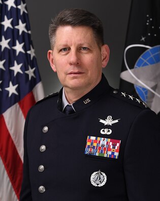 Vice Chief of Space Operations Gen. David Thompson GO Bio (U.S. Air Force photo by Andy Morataya)
