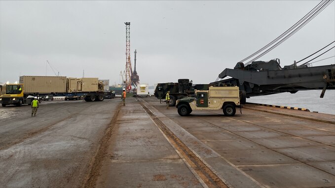Riga port operations solidify U.S. Army access to Baltic Sea region