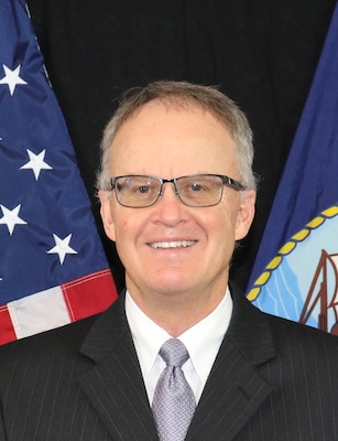 Official U.S. Navy photo of Center for Security Forces Executive Director, Larry A. McFarland.