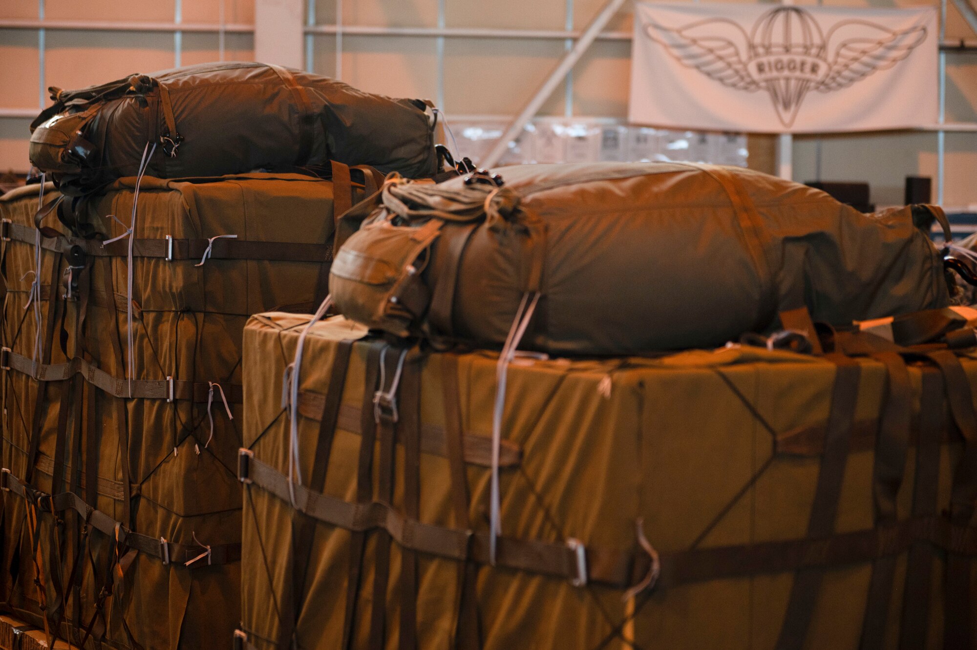 Two Containerized Delivery System bundles sit in a warehouse