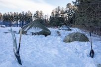 Attendees of the National Guard Arctic Interest Council observe the 133rd Contingency Response Flight, Minnesota Air National Guard, operating in extreme cold weather conditions during the NG-AIC’s quarterly meeting at the Camp Ripley Training Center Jan. 25, 2023.