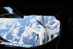 The 168th Wing refuels an F-16 from the Republic of Korea Air Force during Red Flag Alaska 23-2, June 21, 2023. Members of the 168th Wing and the ROKAF exchanged tactics and procedures while increasing interoperability on the aerial refueling mission.