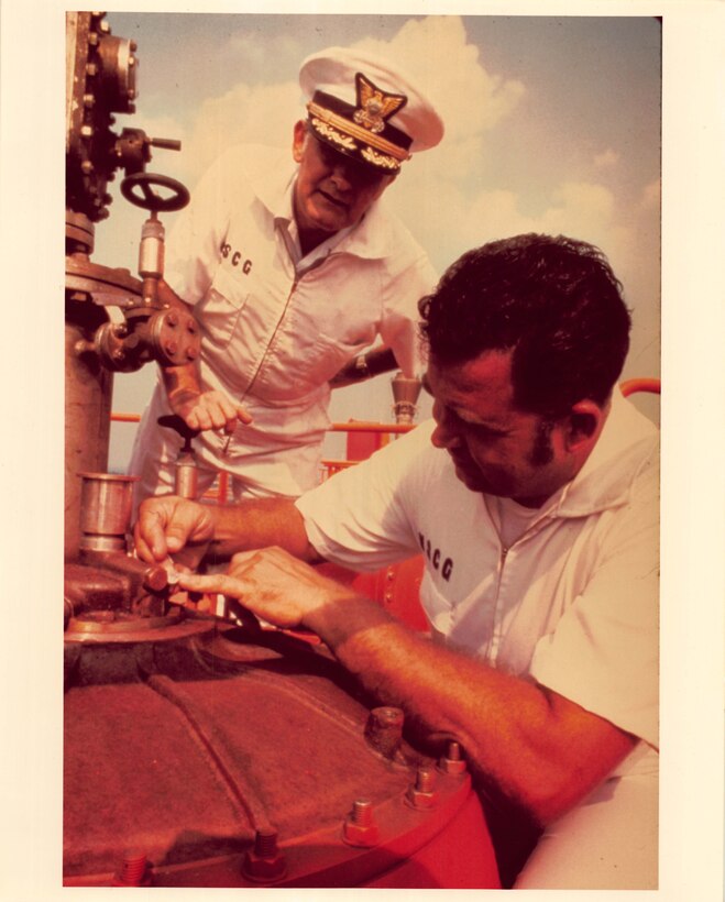 USCG Marine Inspectors at work