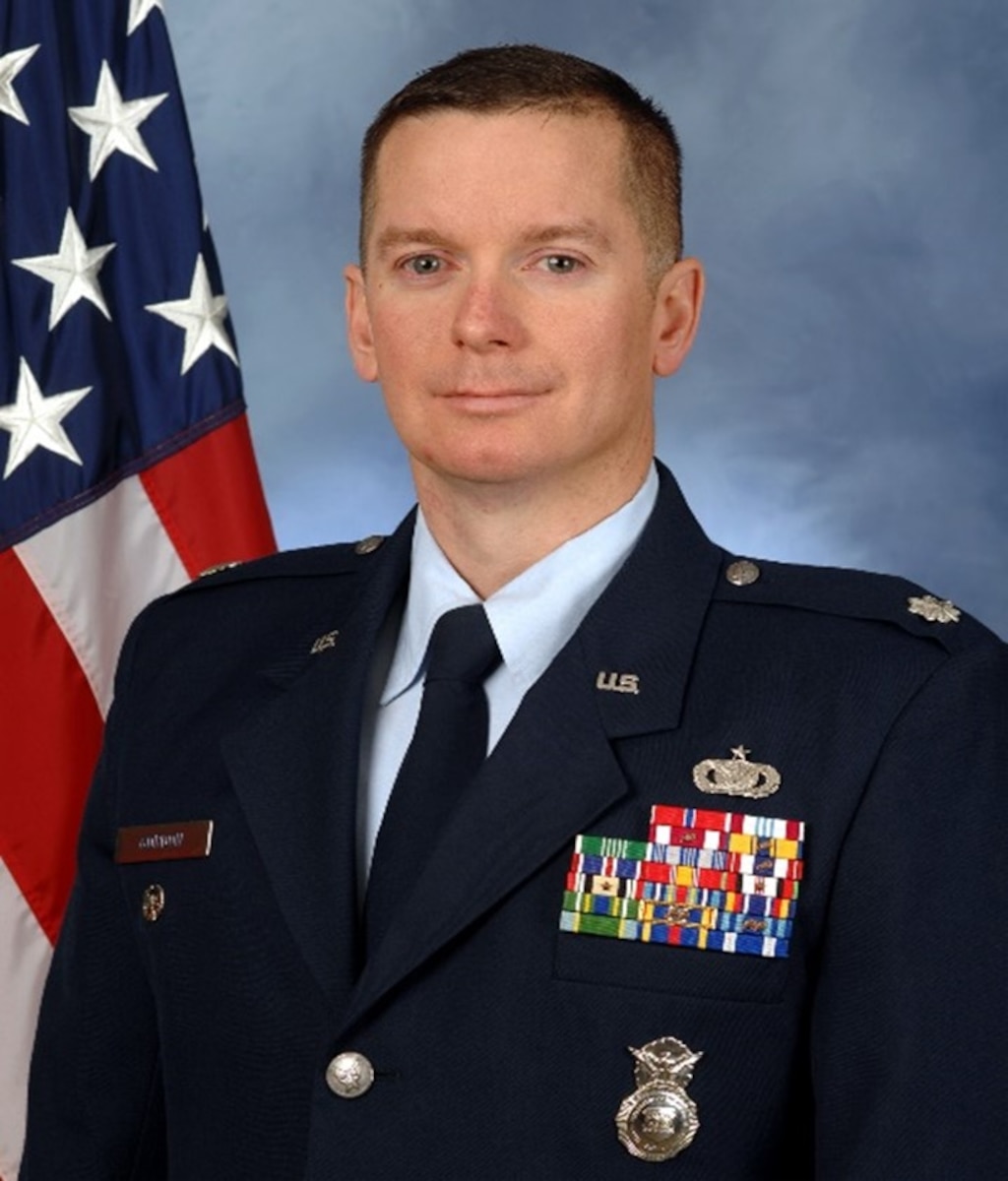 Lt Col Patrick C. Gordon currently serves Commander for the 412th Security Forces Squadron at Edwards Air Force Base in California.