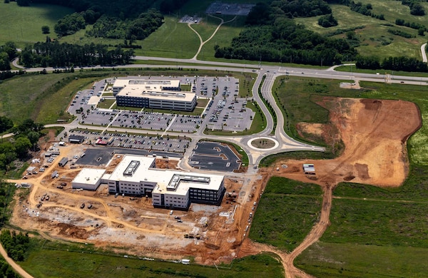 Construction on Huntsville Center's new building on Redstone Arsenal is underway and expected to be completed by January 2024. The purpose-built, 205,000 square foot building will allow the Center to consolidate its off-post leases and provide a more secure environment for the Center's workforce. (Courtesy Photo)