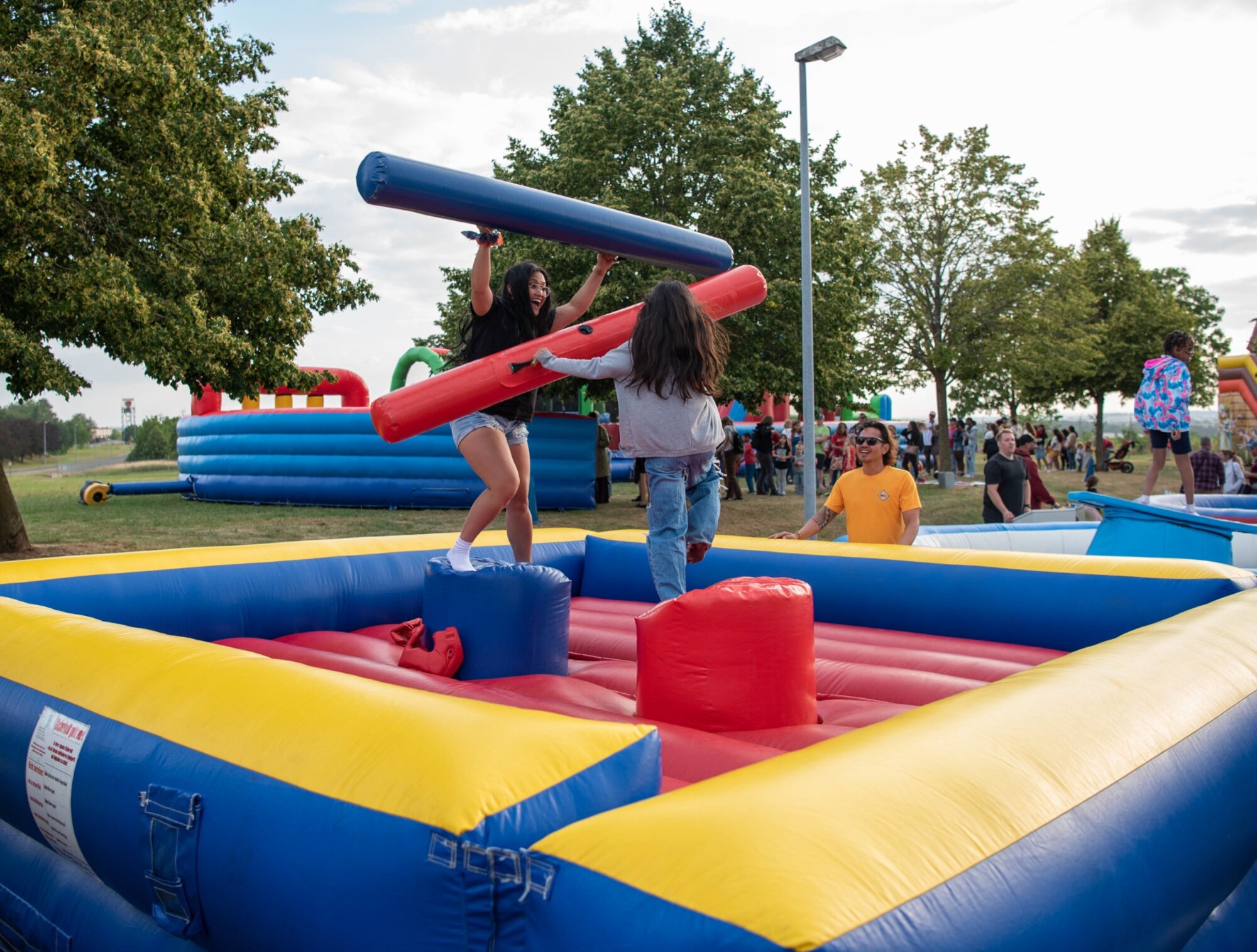 Members of Saber Nation partake in Super Saber Day activities at Spangdahlem Air Base, Germany, July 2, 2023.