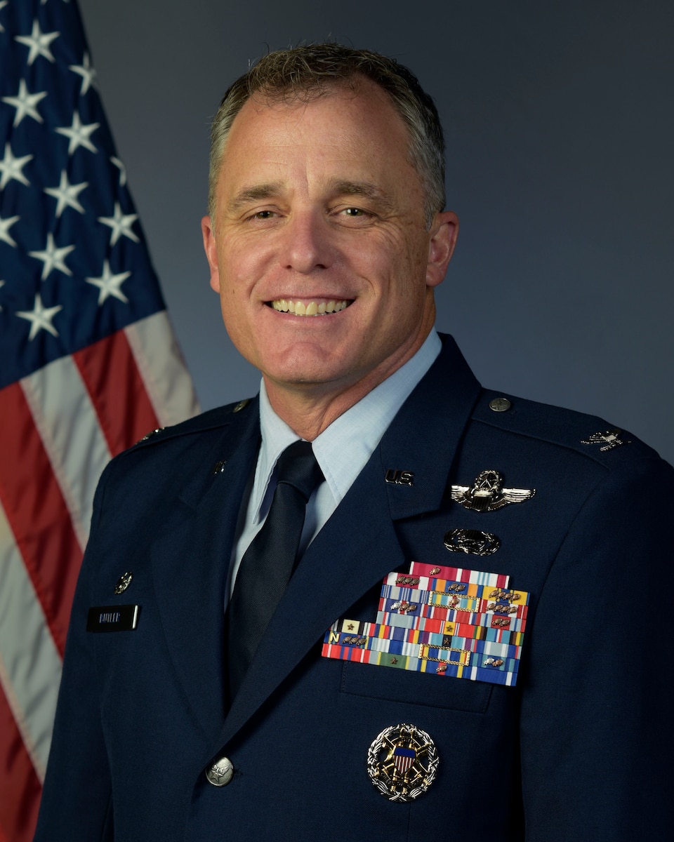 Official portrait for 509th Bomb Wing Commander Col. Keith Butler.