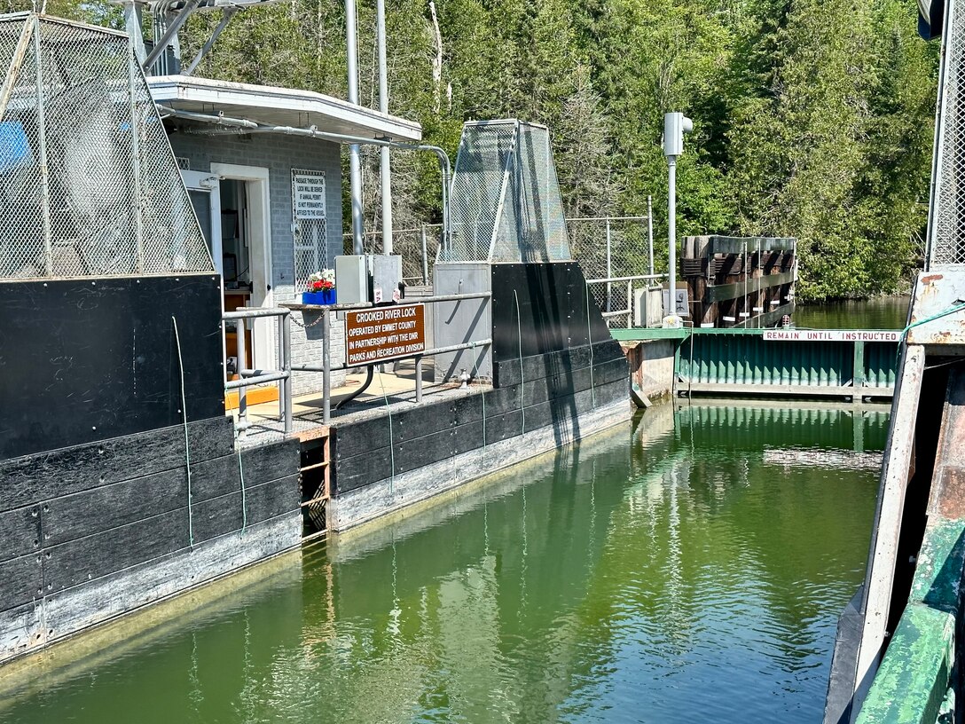 The U.S. Army Corps of Engineers, Detroit District (USACE) fully restored operations Wednesday morning, July 5, to the Crooked River Lock in Alanson, Michigan.