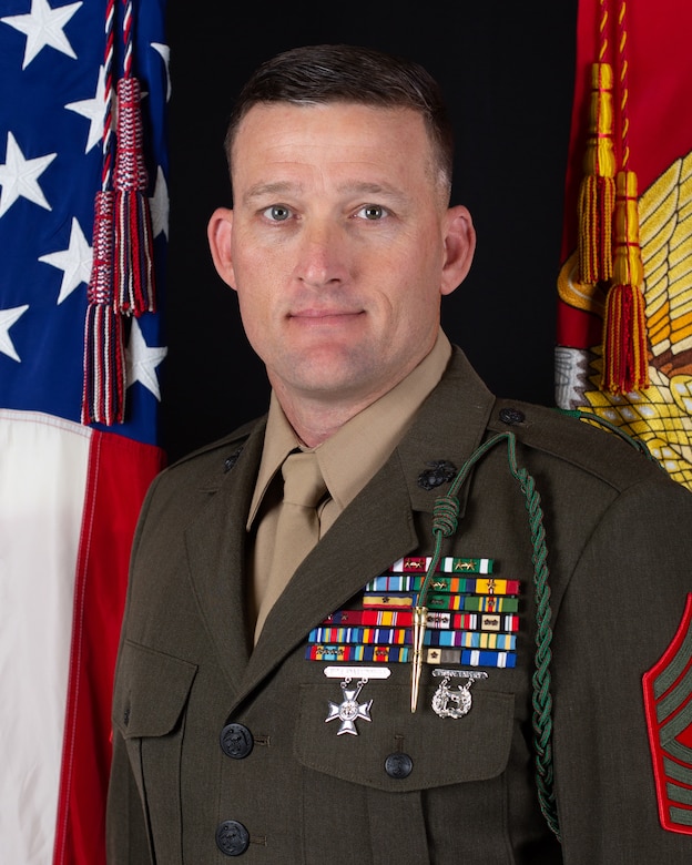 Sgt. Maj. Marcus D. Reese Command Photo