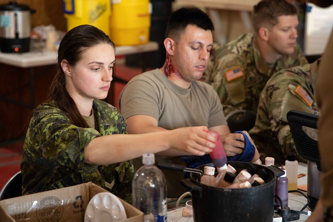 Effects and enablers team create real-world training during Global Medic exercise