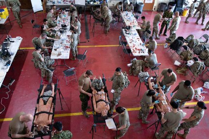 Effects and enablers team create real-world training during Global Medic exercise