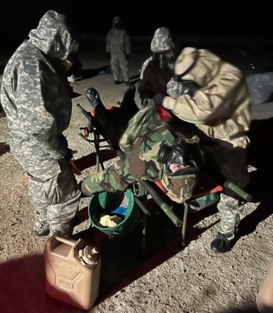 Soldiers from the U.S. Army’s 181st Chemical, Biological, Radiological, Nuclear (CBRN) Company (Hazardous Response) “Double Dragons” served alongside the 23rd CBRN Battalion, 2nd Infantry Division and Eighth Army during a nine-month rotational deployment to South Korea. The Double Dragons served with many American and South Korean units and trained for many missions, including sensitive site exploitation.