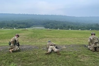 Pennsylvania National Guard members compete in the annual Governor’s Twenty marksmanship competition July 1, 2023, at Fort Indiantown Gap, Pa. (Courtesy photo)