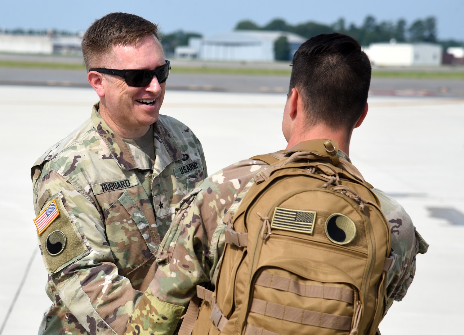 Va. National Guard troops depart for Texas