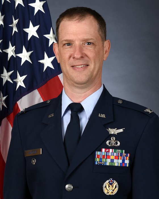 Official photo for Col. Matthew P. Sattler, 557th Weather Wing vice commander