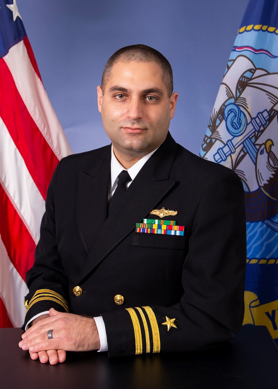 Lt. Cmdr. Adam Burke, OFFICER IN CHARGE, NAVY INFORMATION OPERATIONS DETACHMENT (NIOD), GROTON, CT