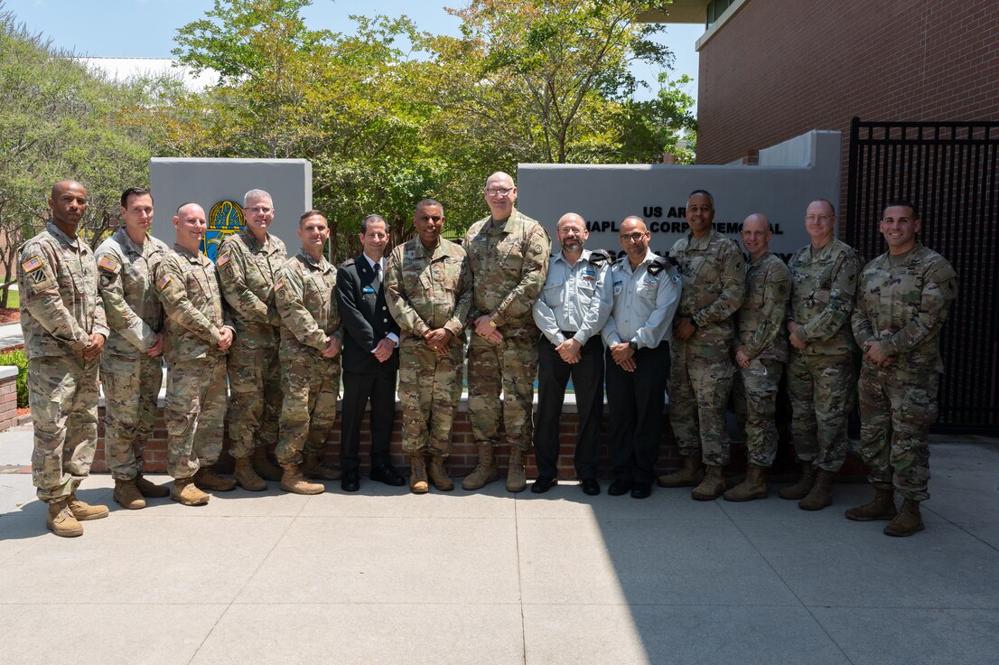 U.S. Army Central stands with Israel Defense Force leaders and the U.S. Army Institute for Religious Leadership