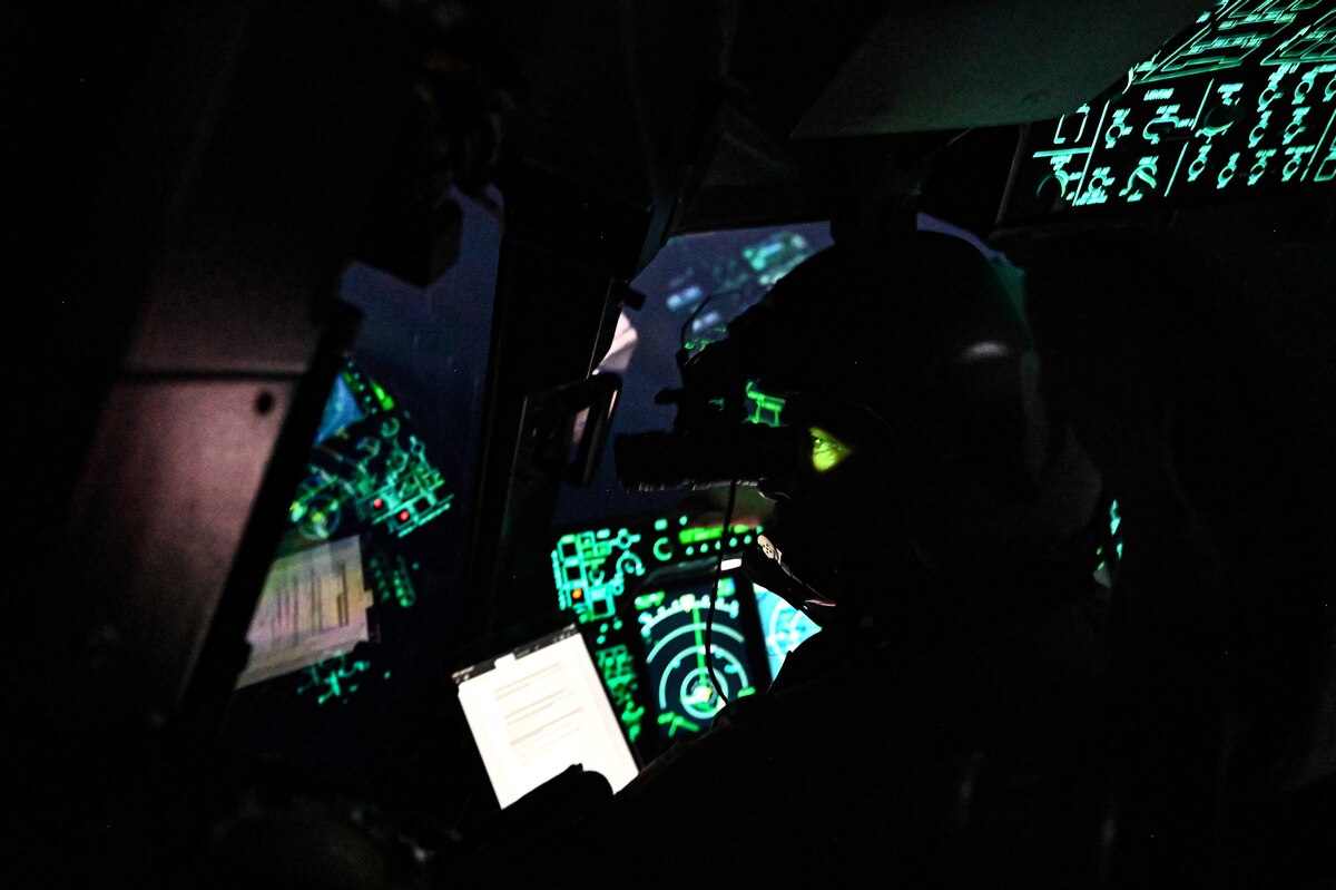 Search and rescue mission over the Pacific Ocean