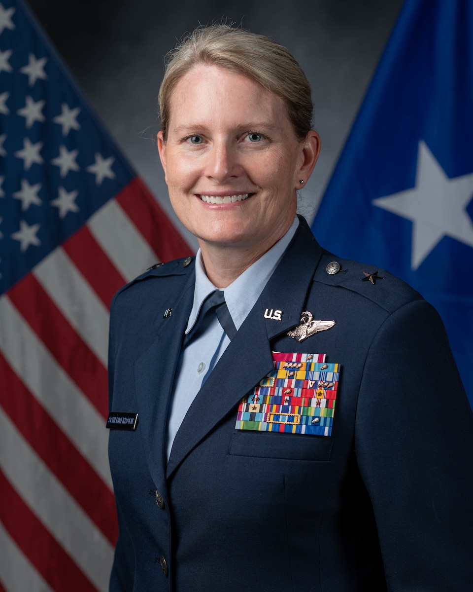 This is the official portrait of Brig. Gen. Jocelyn Schermerhorn.