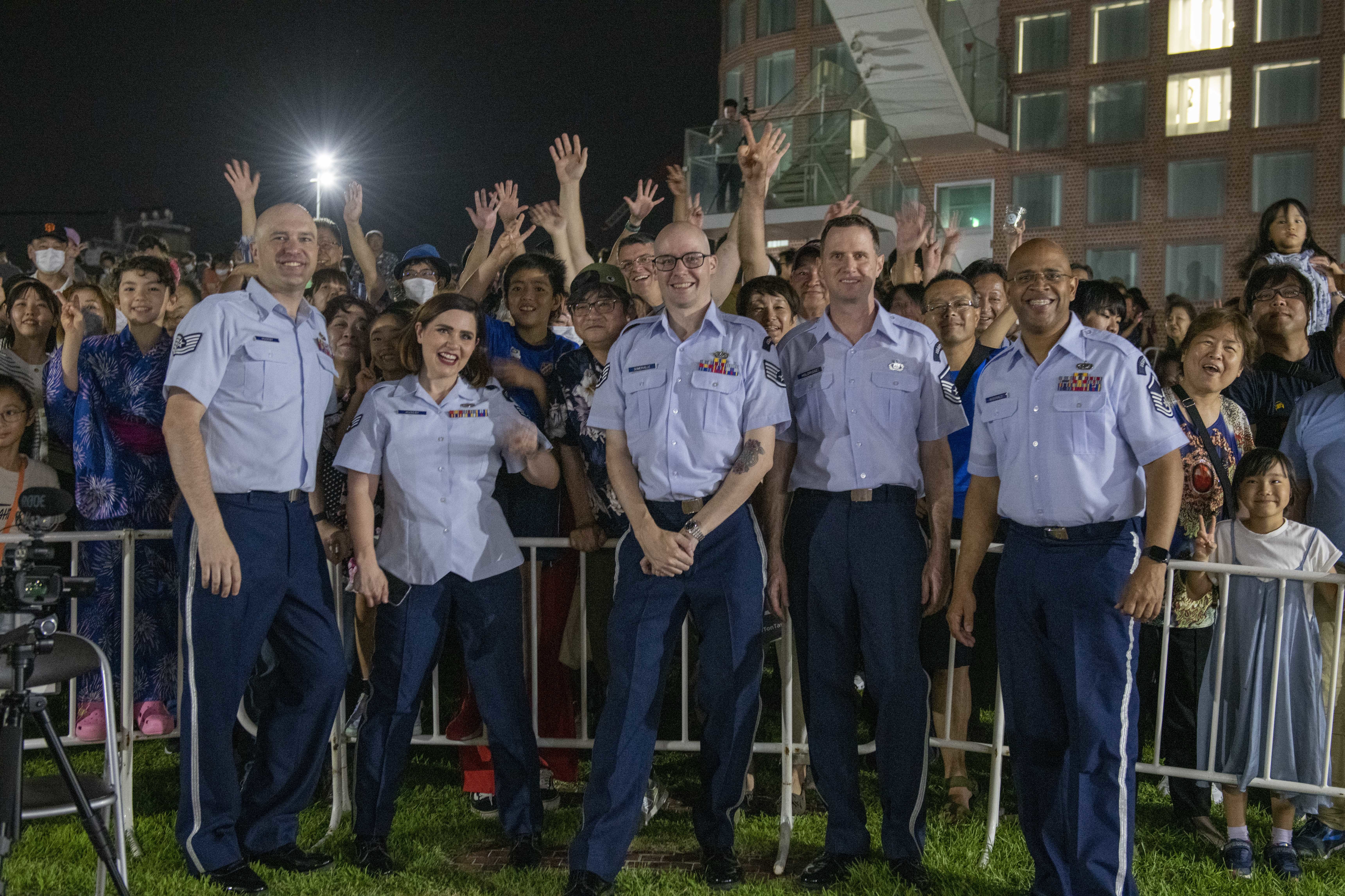PACAF Band plays Fussa Tanabata Festival 2023