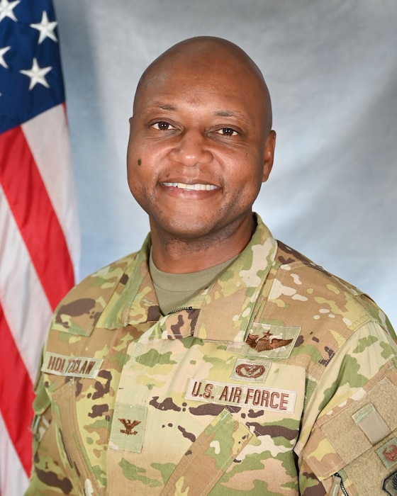 Colonel Damion Holtzclaw is Deputy Commander, 386th Air Expeditionary Wing, Ali Al Salem Air Base, Kuwait. The wing, comprised of over 4,300 Airmen, coalition, and joint partners at six geographically separated locations, provides air mobility, precision strike, personnel recovery, electronic attack, logistics operations, and intelligence, surveillance, and reconnaissance assets in support of operations through Southwest Asia.  Approximately 300 of the wing’s Airmen are filling Joint Expeditionary Taskings in support of U.S. Army combat support requirements at forward operating bases in Southeast Asia.