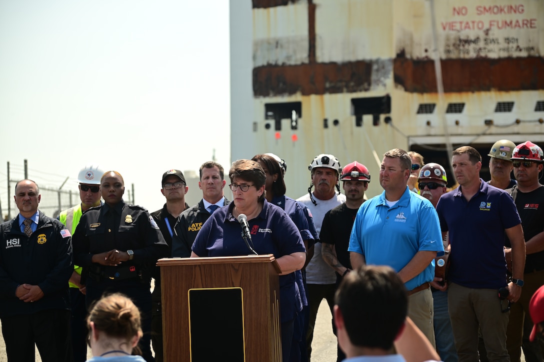 Unified Command provides update on vessel fire at Port Newark