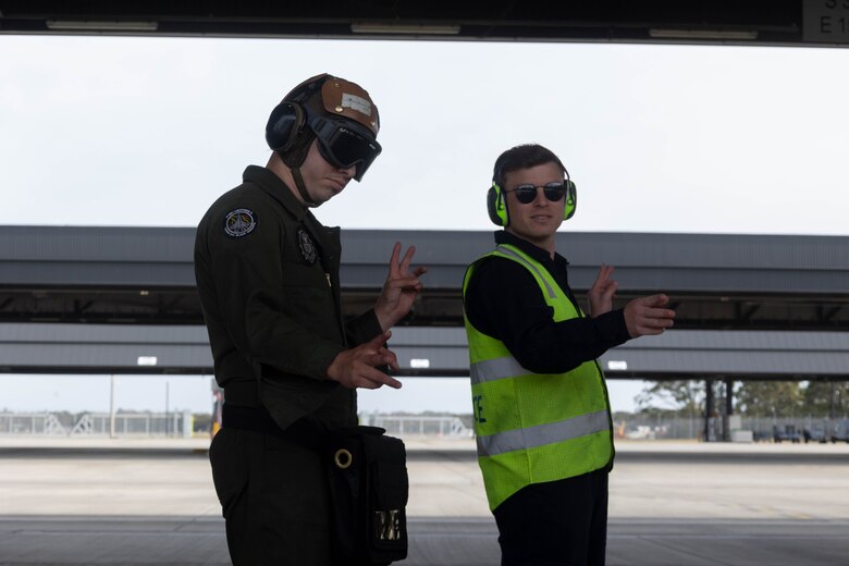 U.S. Marines with Marine Fighter Attack Squadron (VMFA) 314, Marine Aircraft Group 11, 3rd Marine Aircraft Wing, work together with Royal Australian Air Force (RAAF) aviators with RAAF No. 3 Squadron, at RAAF Base Williamtown, New South Wales, Australia, June-July, 2023. This is part of unit-level and bilateral training events designed to enhance U.S.-Australian relationships and further develop and sustain capabilities in the Indo-Pacific Region.