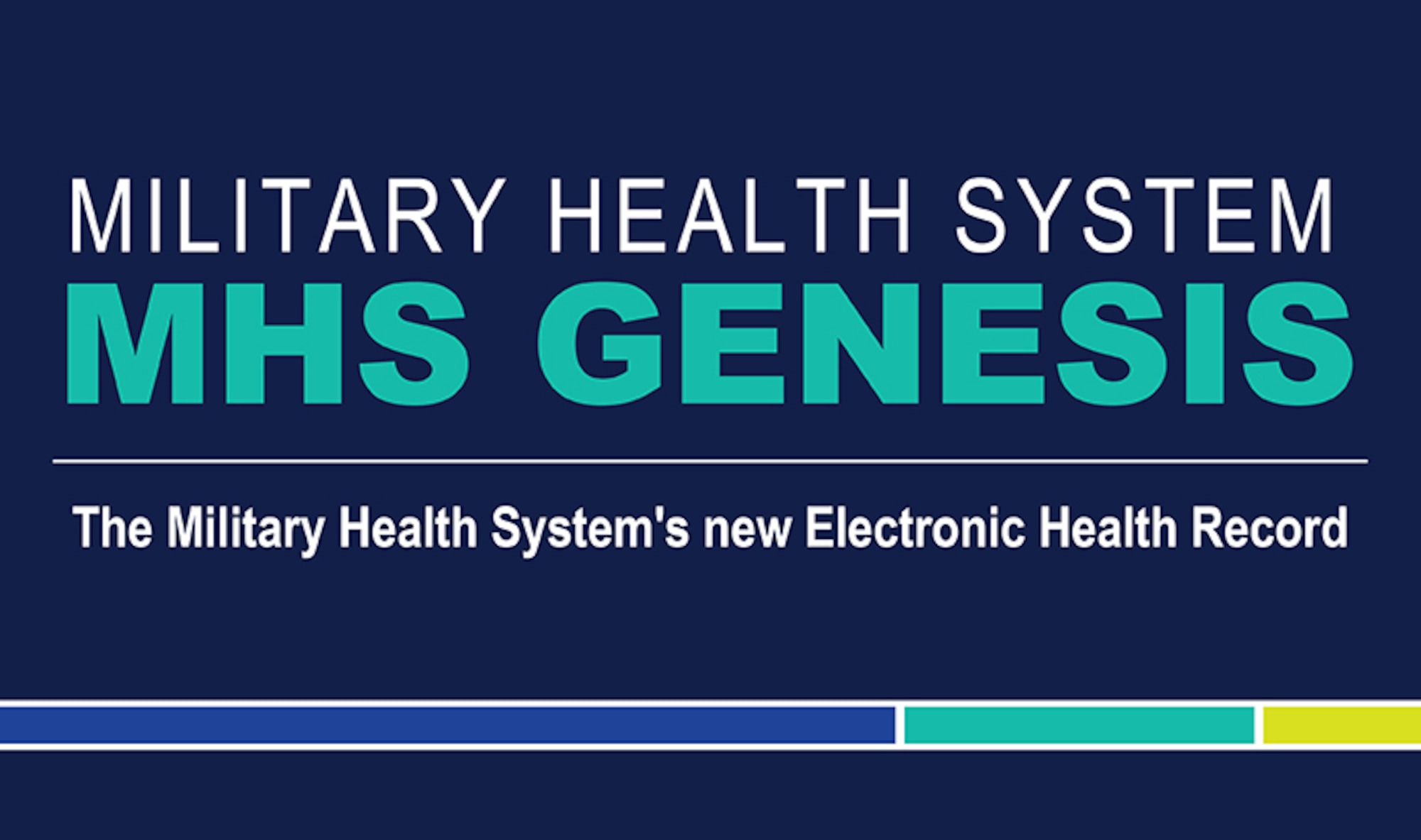 Military Health System MHS GENESIS graphic