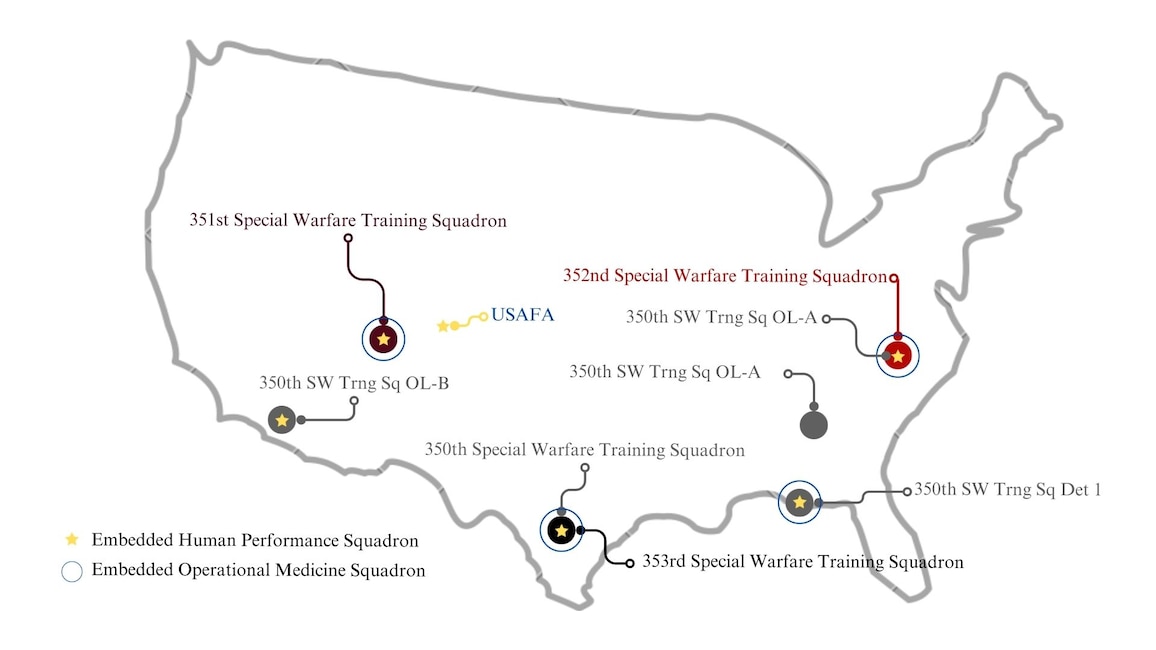 Embedded human performance and operational medicine squadrons identified